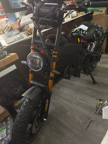 Customer photo review of A8 Pro Max Dual Motor Ebike Front Fork