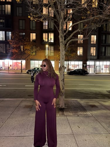 Customer photo review of NW Sculpt Wide-Leg Jumpsuit