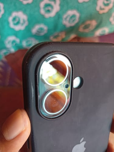 Customer photo review of ultraglass.in Camera Lens Protector for iPhone