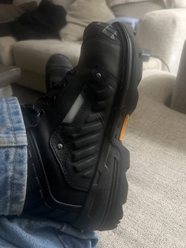 Customer photo review of Scorpion 9” Comp Toe Men’s Waterproof Work Boot - Black