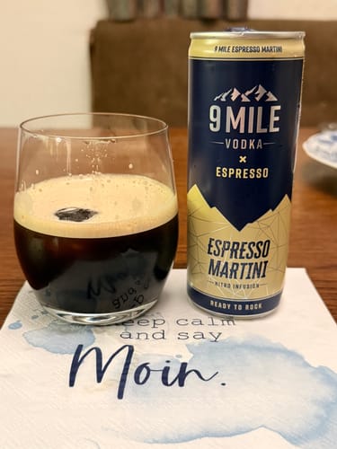 Customer photo review of 9 MILE ESPRESSO MARTINI Dose