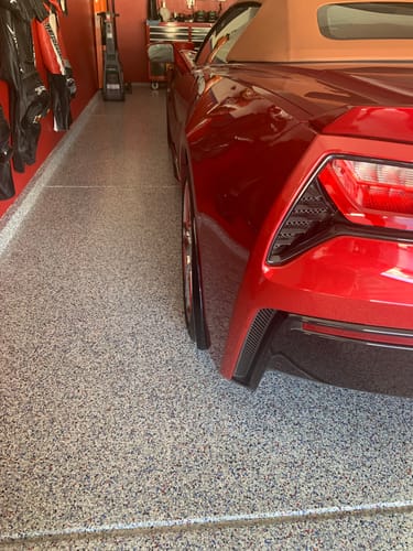 Customer photo review of Corvette C7 Extended Front & Rear Splash Guards