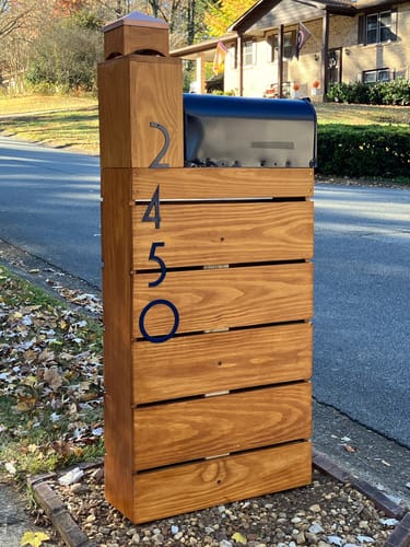 Sandra W. review of Custom Metal House Numbers - 20+ Color Options image 1 out of 1