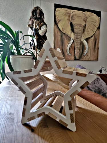 Customer photo review of Silikonform - 4 in 1 Stern Rahmen