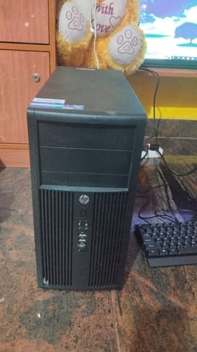 Customer photo review of HP Compaq 6300 Micro Tower All-in-One Desktop Computer Set | Intel i5-3rd Gen | 19" HD LED Monitor | Wired KB & Mouse | Speakers | Wi-Fi | Win 10 Pro | Refurbished