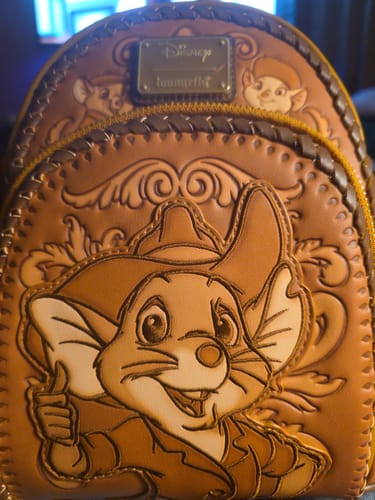 Customer photo review of Loungefly Disney The Rescuers Down Under Mini Backpack