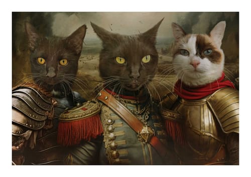 Customer photo review of The Heroic Brothers - Custom Pet Portrait