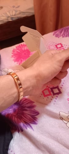 Customer photo review of Italian Bracelet Gold