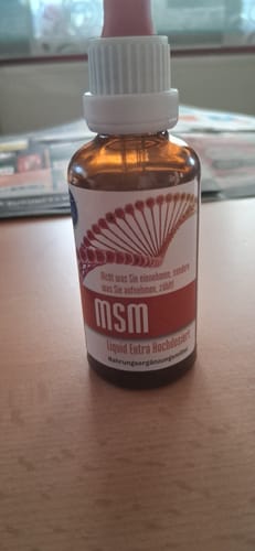 Customer photo review of MSM Booster - MSM Tropfen (Methylsulfonylmethan) - Vegan