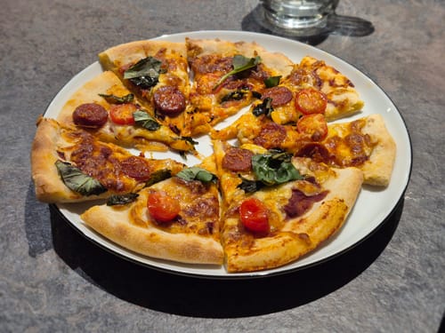 Customer photo review of Sourdough Pizza Dough Balls (Frozen)