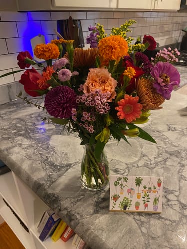Customer photo review of Sugar and spice bouquet