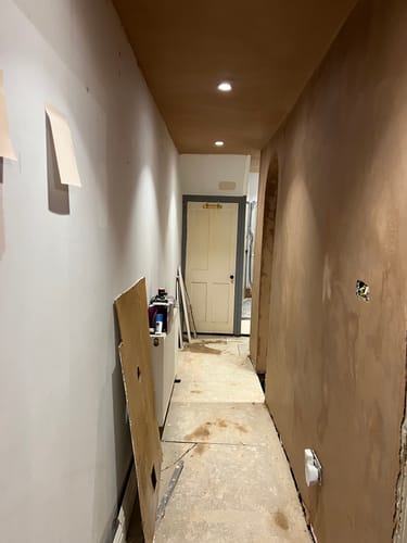 Customer photo review of Banbury Tiltable Trimless Plaster-In Fire Rated IP65 Fixed Downlight, GU10 Socket