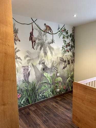 Customer photo review of Papier Peint Animaux Richesse de la Jungle