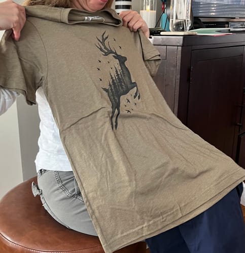 Customer photo review of Leap Through Dusk T-Shirt