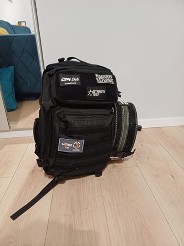 Customer photo review of Training Backpack 2.0, Black - Add Extra Patches