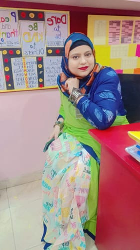 Customer photo review of Green Apple Ganache (Mul Cotton Saree)