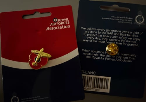 Della review of Lancaster 2cm Poppy Pin Badge image 1 out of 1