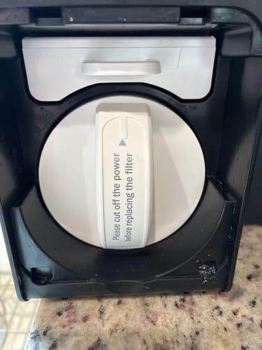 Customer photo review of Frizzlife FCR100+ Replacement RO Membrane Filter Cartridge For WB99 Countertop Reverse Osmosis Water Filter System