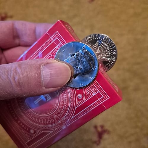 Customer photo review of Super Strong Magnetic Coin by Artisan Coin
