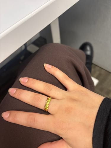 Customer photo review of Gem Ring - Gold