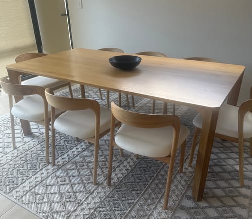 Customer photo review of Harlow 200cm Dining Table in Oak