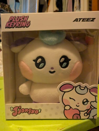 Customer photo review of ATEEZ - MIGHTEEZ PLUSH KEYRING