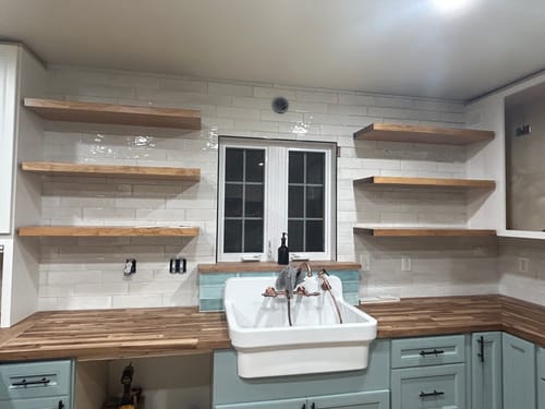 Heidi D. review of Rustic Floating Shelves image 1 out of 1