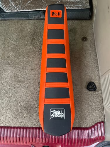 Customer photo review of Custom Seat Cover: 2004 KTM 105 SX