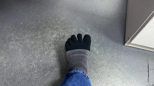 Customer photo review of Flowmax Performance Ankle Socks
