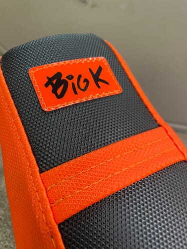 Customer photo review of Custom Seat Cover: 2004 KTM 105 SX