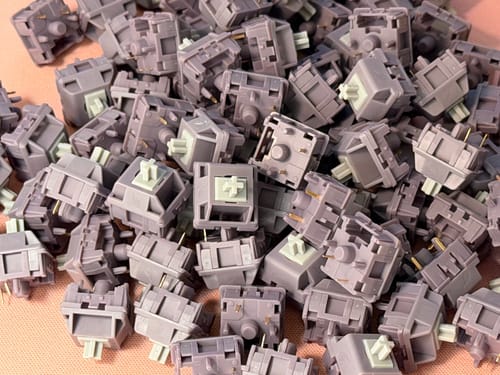 Customer photo review of HMX VALERIAN LIGHT TACTILE SWITCH FACTORY LUBED (10PCS)