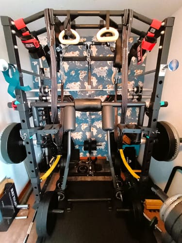 Customer photo review of Suspension Safety Straps with Chains & Carabiners