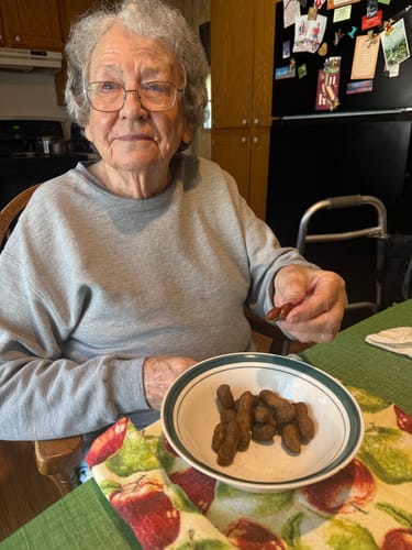 Customer photo review of Boil-The-Bag Boiled Peanuts (2 Bags)