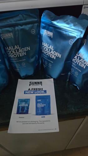 Customer photo review of Halal Collagen Protein