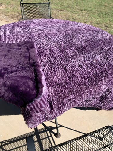 Customer photo review of The Berry Blast Blanket
