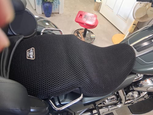 Customer photo review of Wind Rider Seat Cover