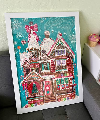 Customer photo review of Gingerbread House 1000 Piece Puzzle