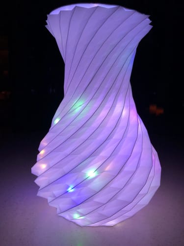 Customer photo review of Cloudy White PETG Filament 1.75mm 1kg