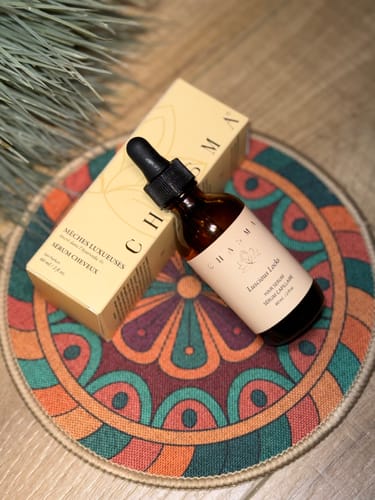 Customer photo review of Flowering Hair Serum