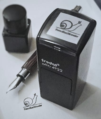 Customer photo review of Small Self-Inking Stamp﹘US