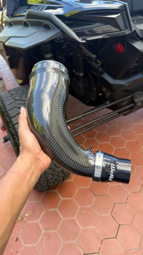 Customer photo review of RPM Can-Am X3 High Flow Carbon Intake Kit