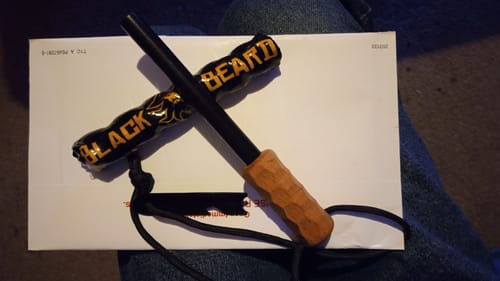 Customer photo review of The Black Beard Fire Starter