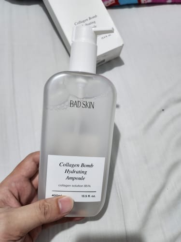 Customer photo review of Bad Skin™ Korean Collagen Bomb Hydrating Ampoule