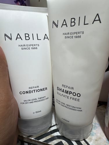 Customer photo review of NABILA Repair Conditioner | 150ml