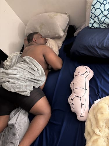 Customer photo review of Birth Pillow Line Two