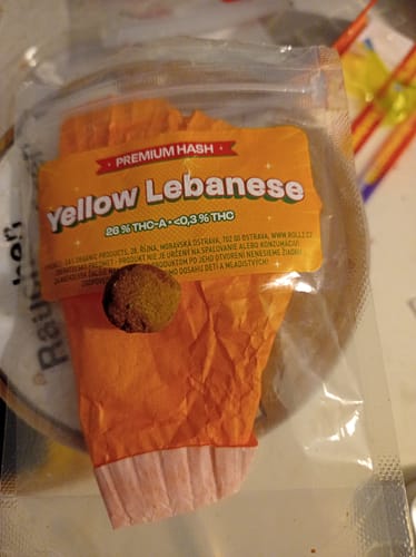Frank C. review of Yellow Lebanese THC-A Hash image 1 out of 1