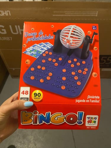 Customer photo review of Juego de Mesa Bingo Chico - Toyng