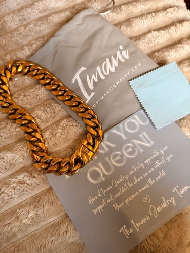 Customer photo review of Galore Cuban Necklace (22mm)