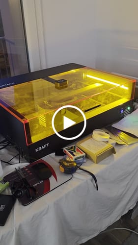 Customer video review of AtomStack Kraft Dual-laser Engraver 20W Diode + 1.2W IR