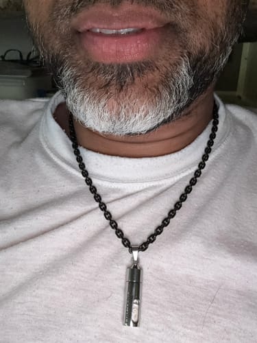 Customer photo review of 5mm Diamond Cut Anchor Chain